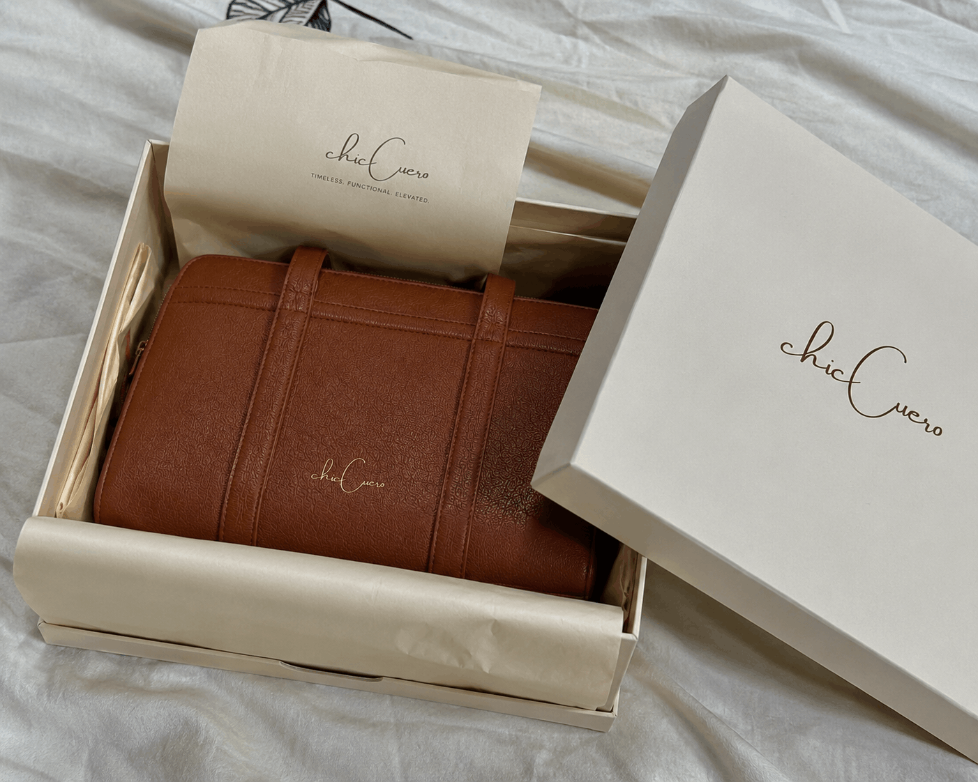 ChicCuero Zariya Office Tote - Tan