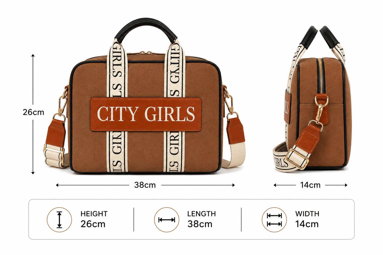 ChicCuero Aasma Travel Duffle - Tan