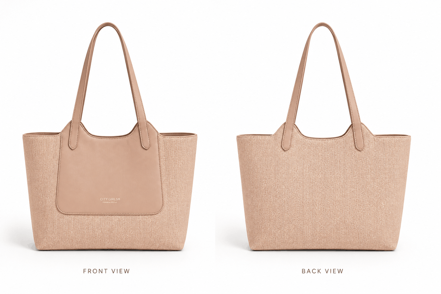 ChicCuero Noor Luxe Tote - Beige & Cream