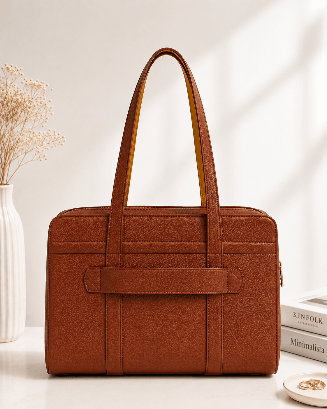ChicCuero Zariya Office Tote - Tan